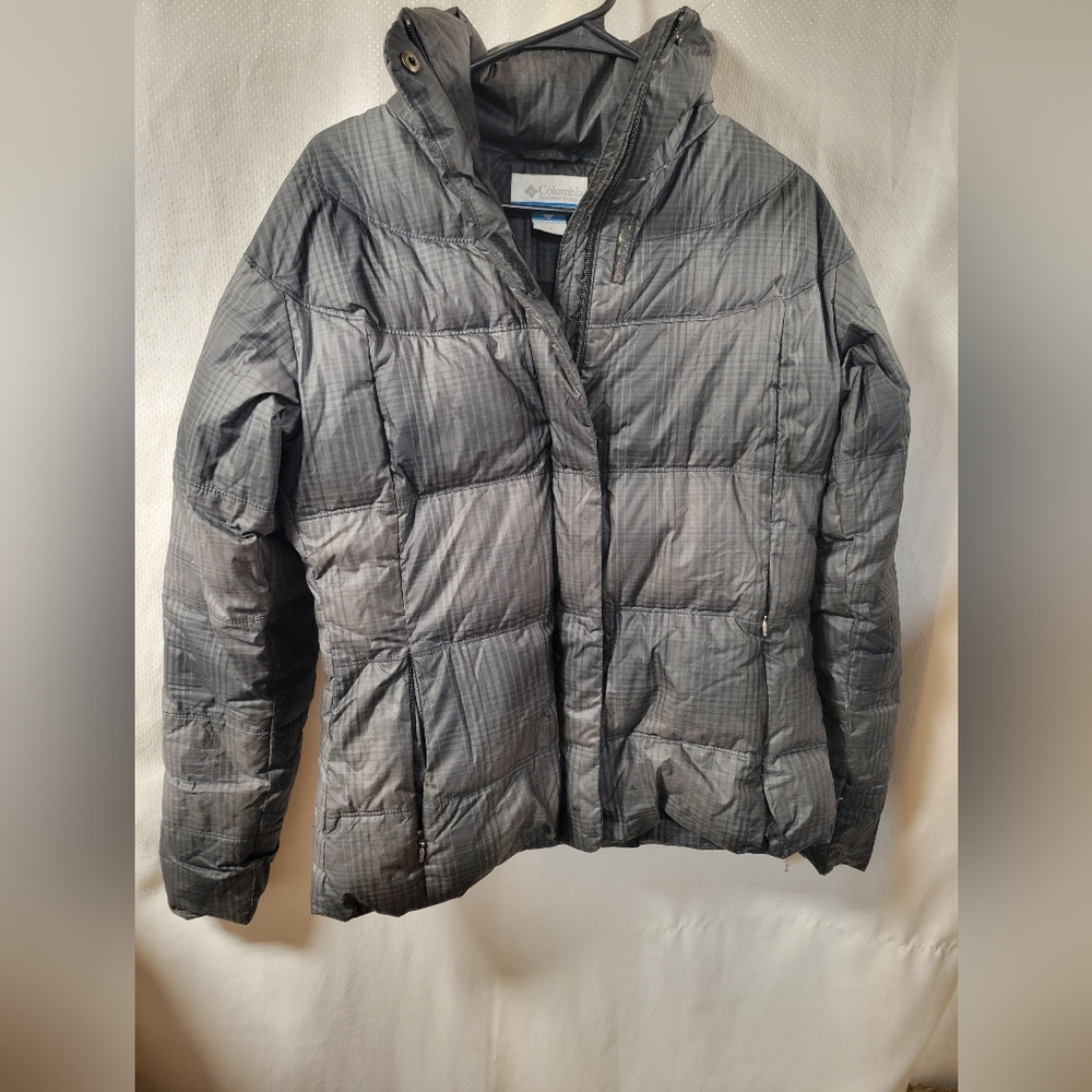 Columbia Women's Size Medium Omni-shield Black Puffer Winter Down Jacket